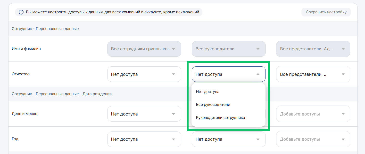 Использование ролевой модели