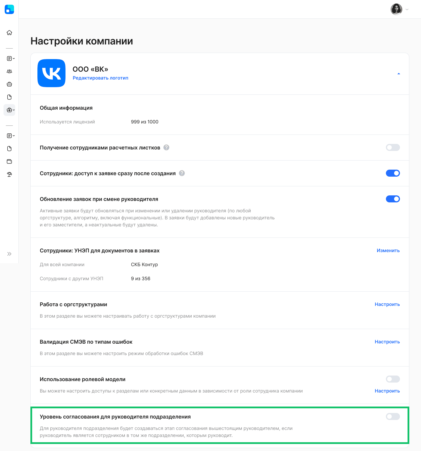 Управленческая структура