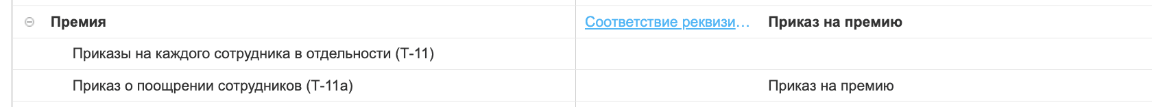 Приказ на премию